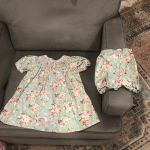 Petit Ami Floral Smocked Dress